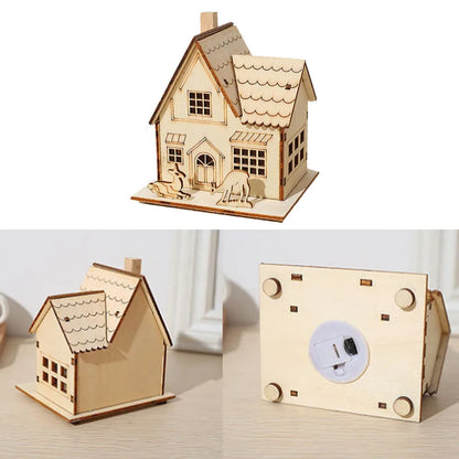 Mini Christmas DIY Wooden House