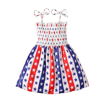 Girl Dress American Holliday Themed