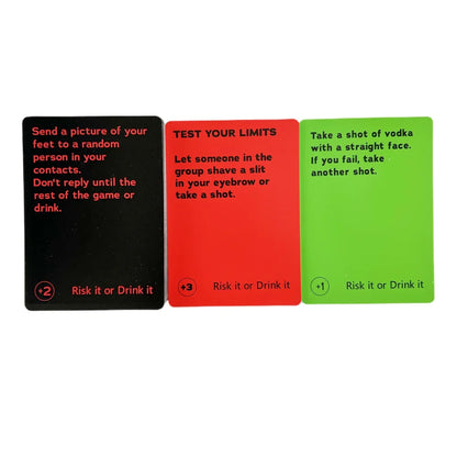 Risk It Or Drink It Card Game