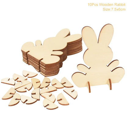 Multiple Wooden Easter Decoration