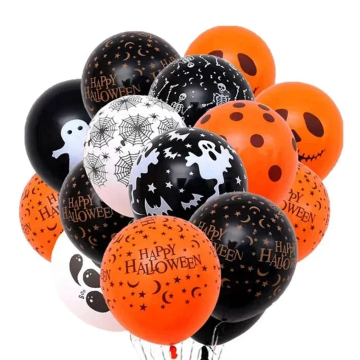 Halloween Colorful Balloons 10/20/30Pcs