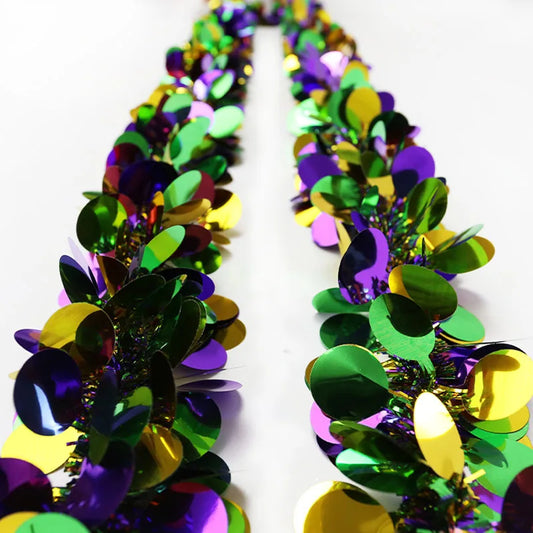 Mardi Gras Tinsel Garland