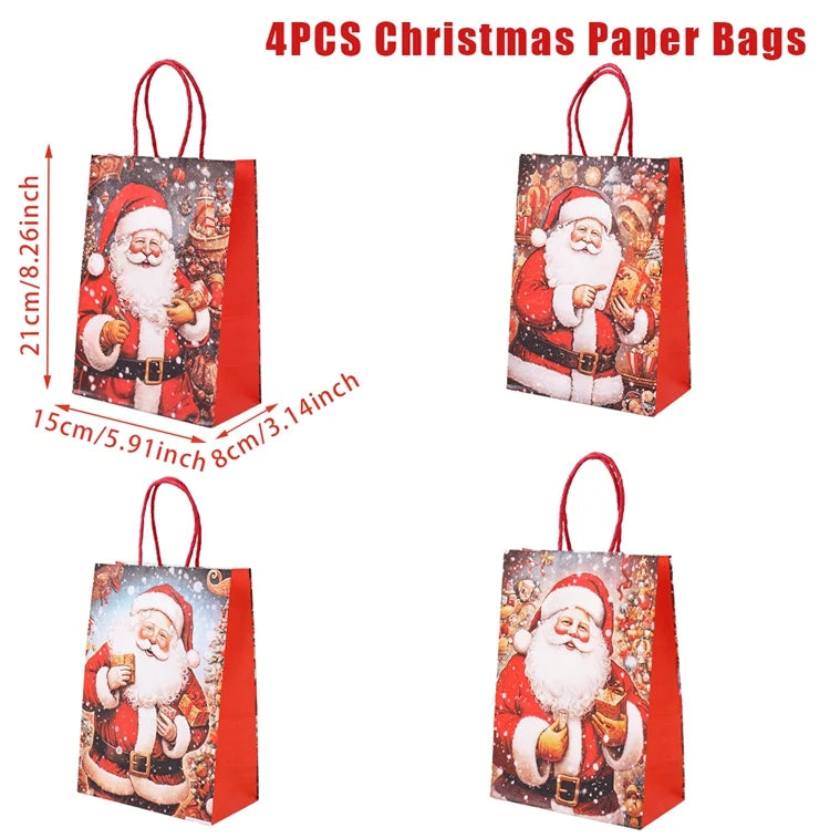 Christmas Kraft Paper Bag