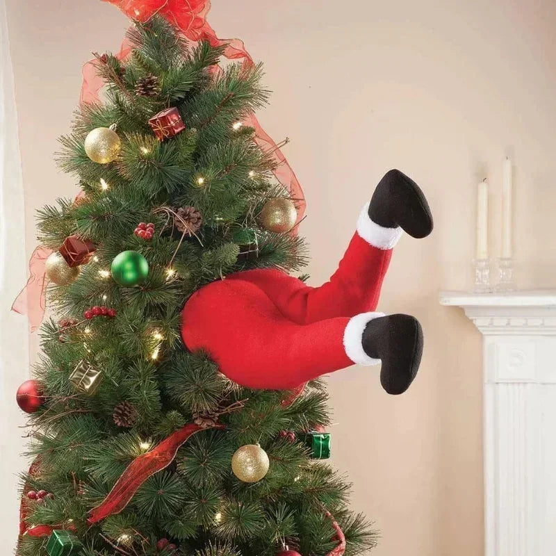 Santa Claus Leg Decoration