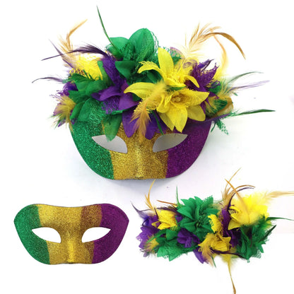 Mardi Gras Face Mask