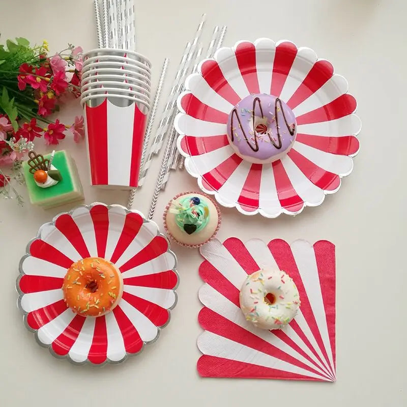 Circus Style Tableware Set