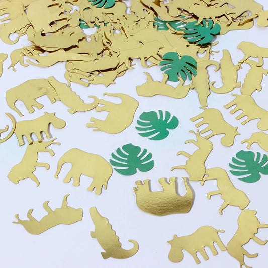 Jungle Theme Confetti 100Pcs