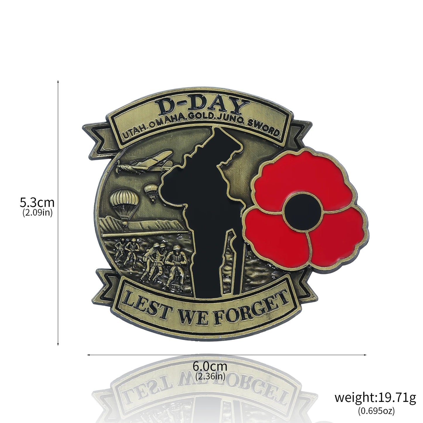 "Lest We Forget" Pin