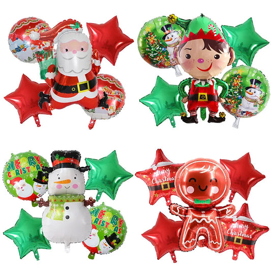 Christmas Foil Balloon 5pcs