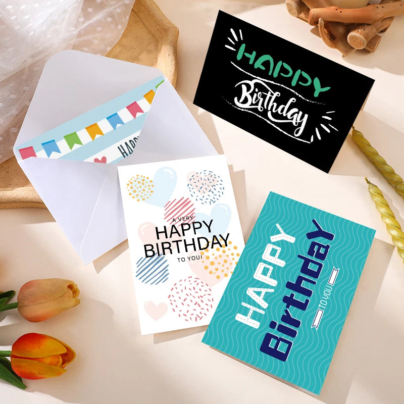 24pcs Birthday Greeting Cards + Envelope