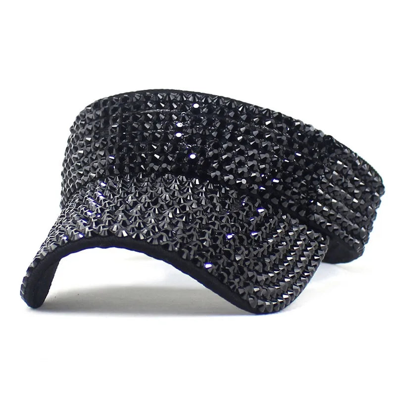 Rhinestone Sun Cap