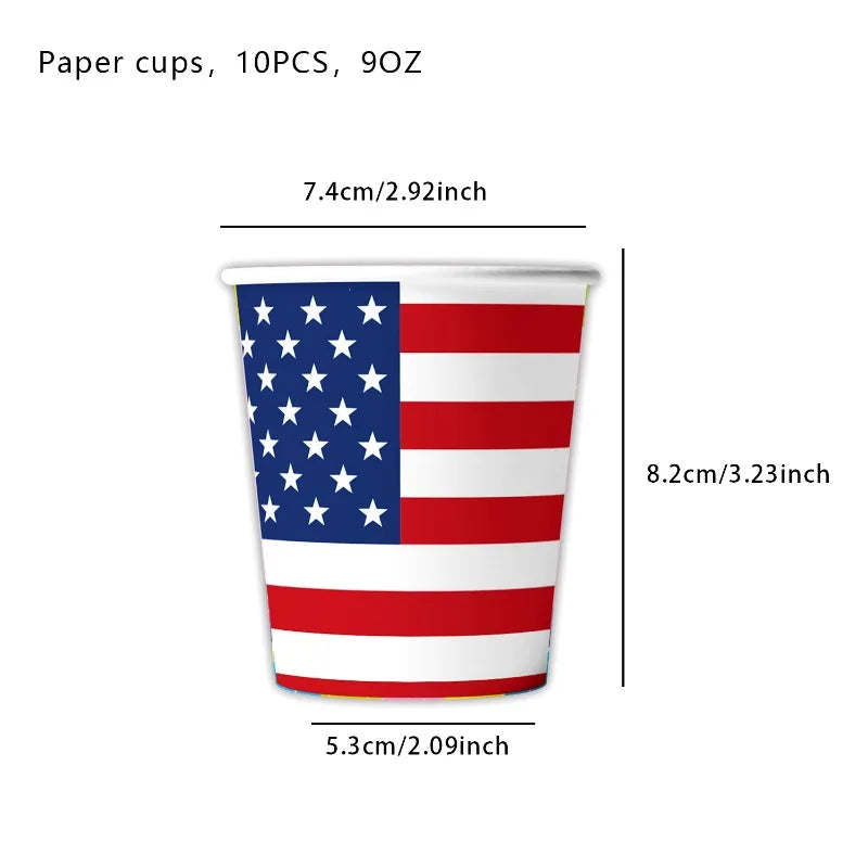 American Party Supplies Set