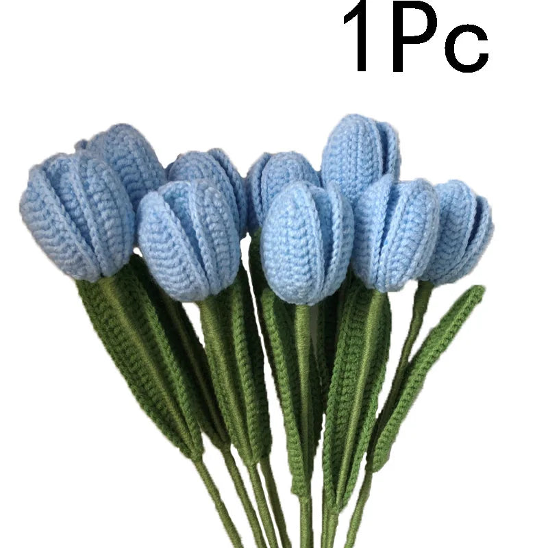 Knitted Tulip Flower