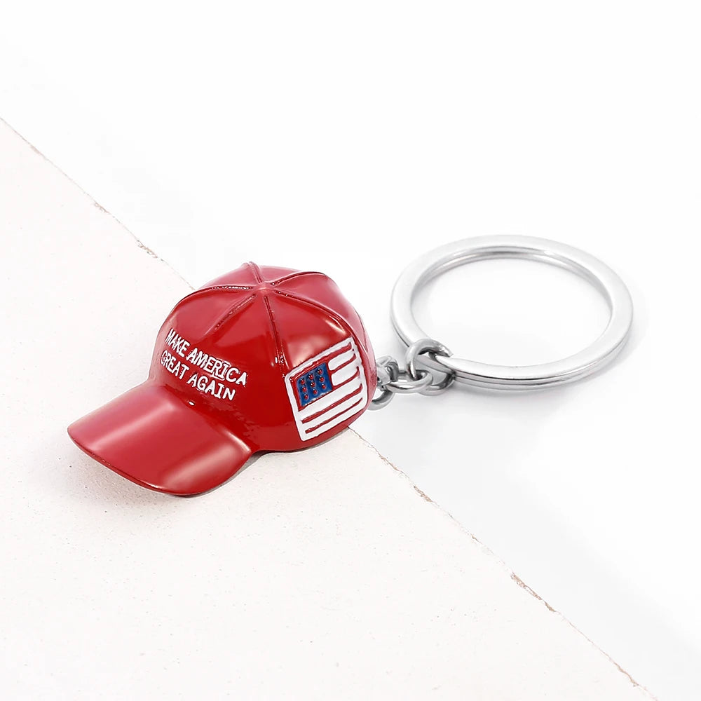 America Hat Keychain