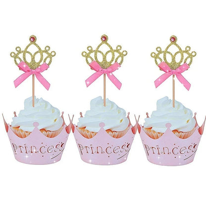 Princess Cupcake Wrappers 10pcs