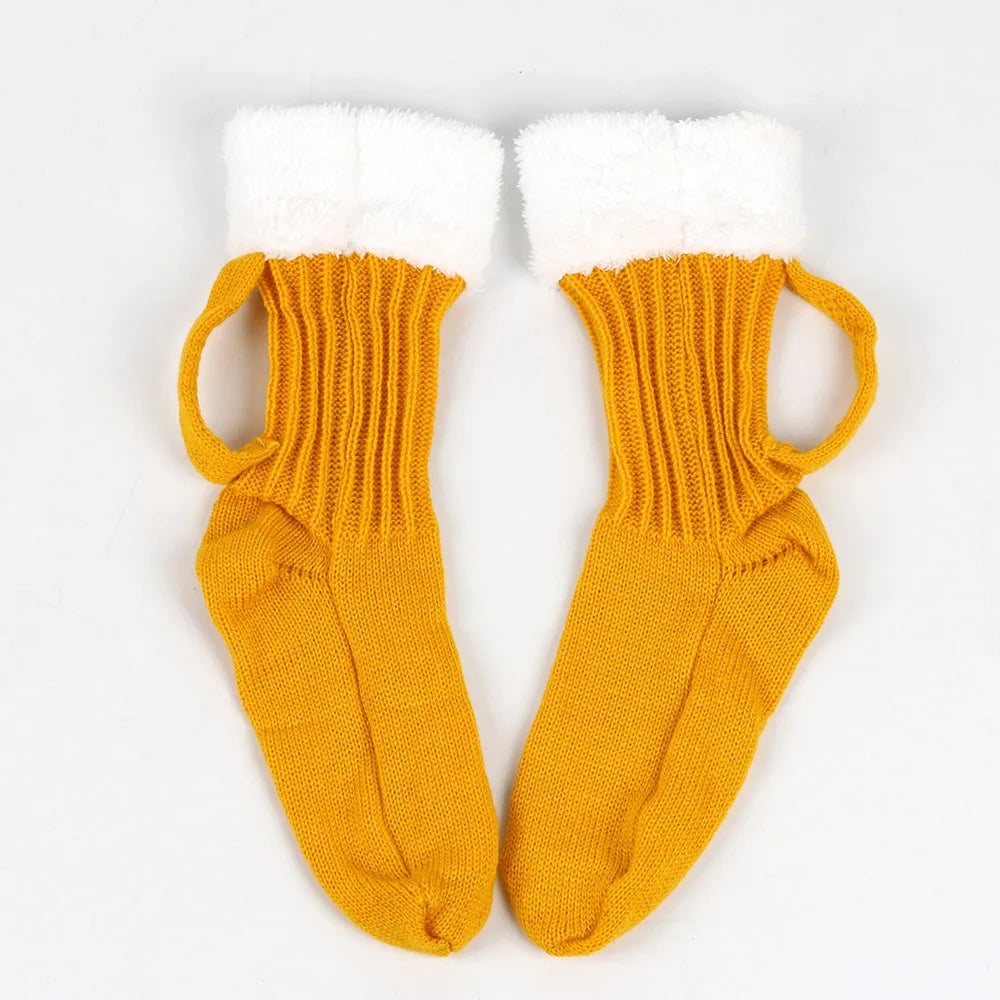 Thick Beer Mug Socks