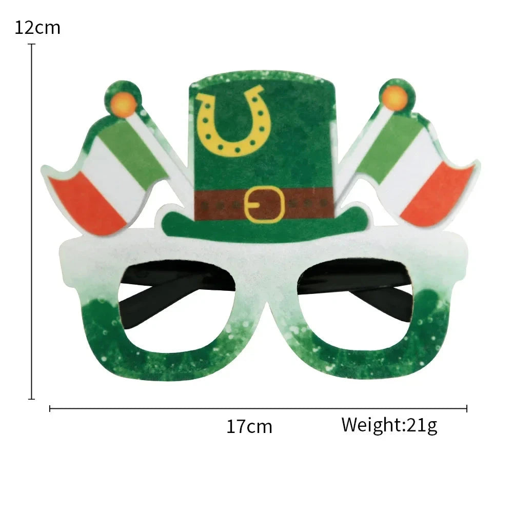 St. Patrick Shamrock Glasses