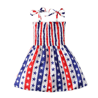 Girl Dress American Holliday Themed