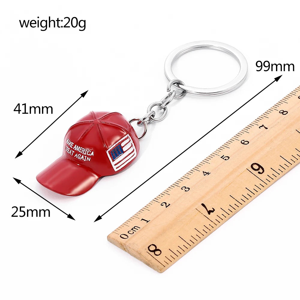 America Hat Keychain