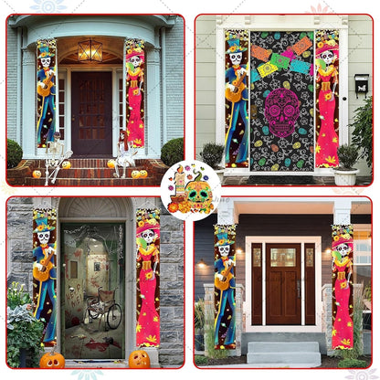 Porch Banner Dia De Los Muertos