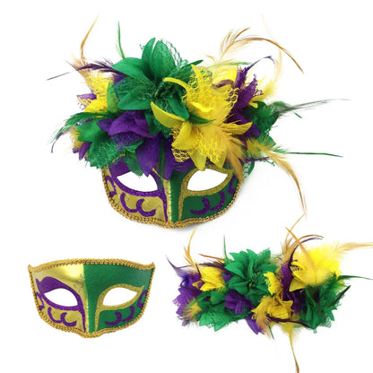 Mardi Gras Face Mask