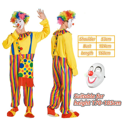 Clown Costume with Accessories