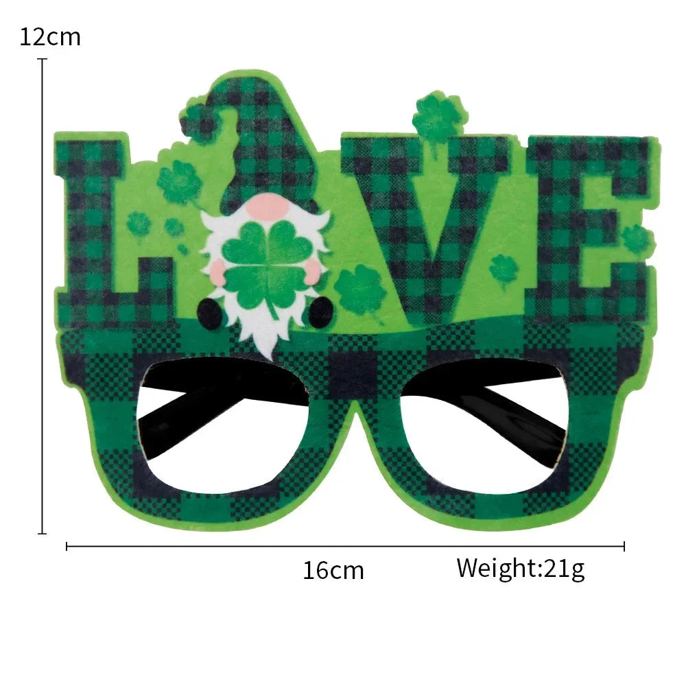 St. Patrick Shamrock Glasses