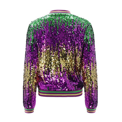 Sequins Long Sleeve Jacket