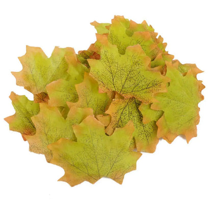 100/200Pcs Autumn Leaves