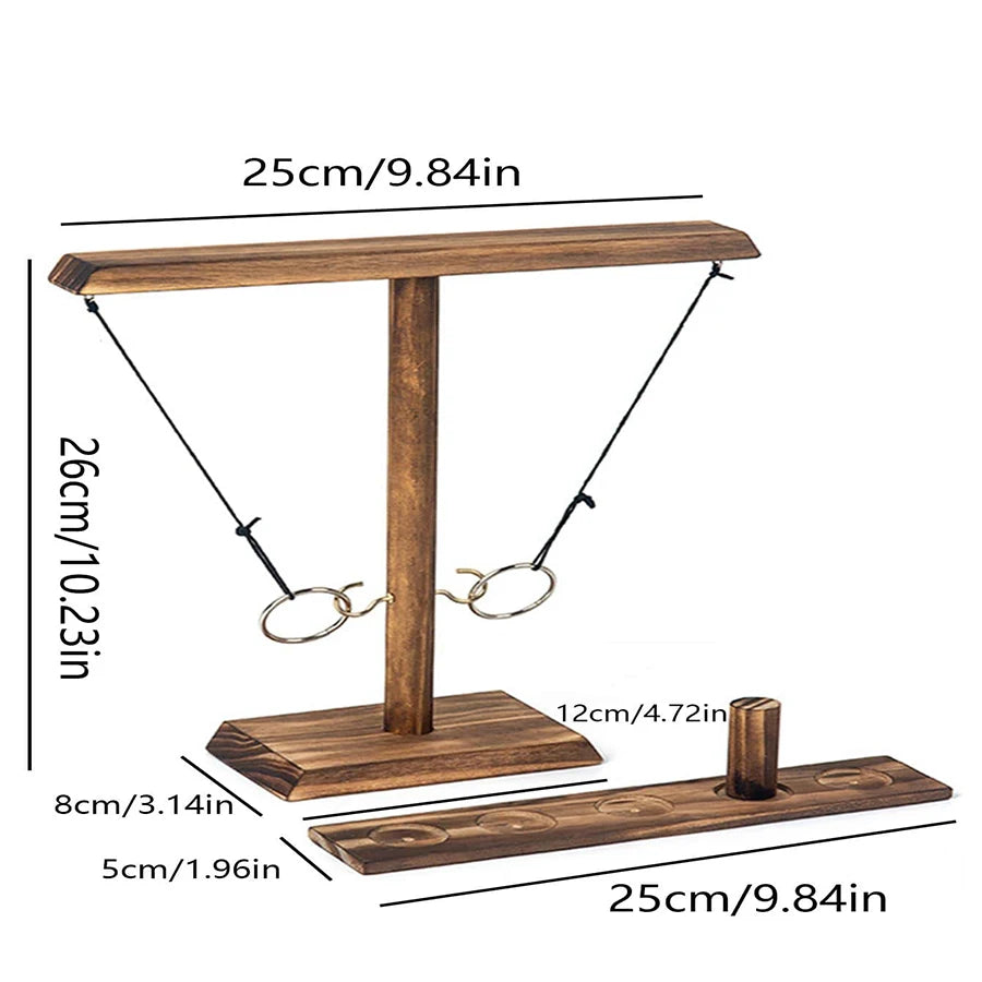 Wooden Ring Toss Game