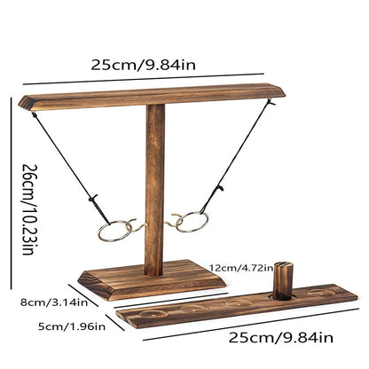 Wooden Ring Toss Game