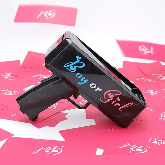 Gender Reveal Card Gun