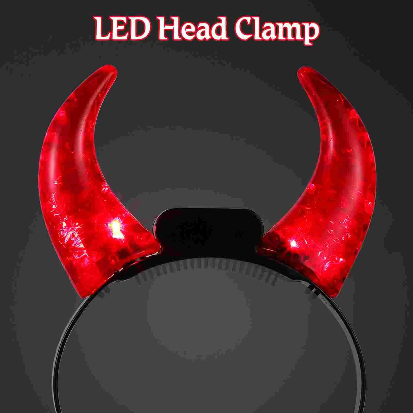 Led Devil Horn Headband