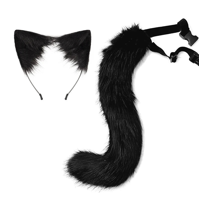 Cat/Fox Headband And Tail