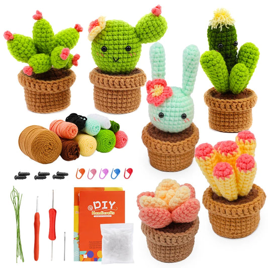 Cactus Crochet Kit