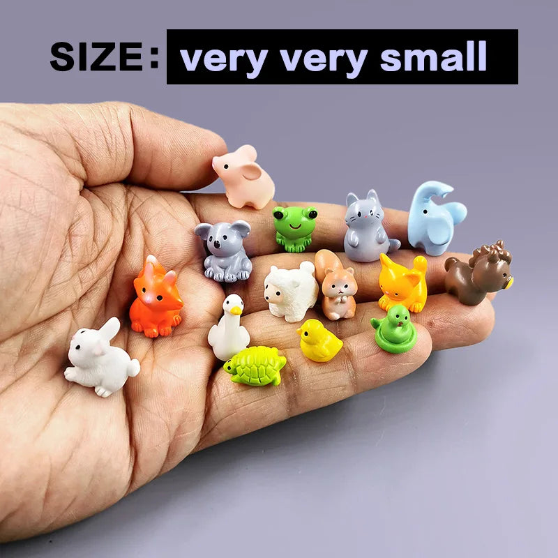 Miniature Animal Figurines 10Pcs