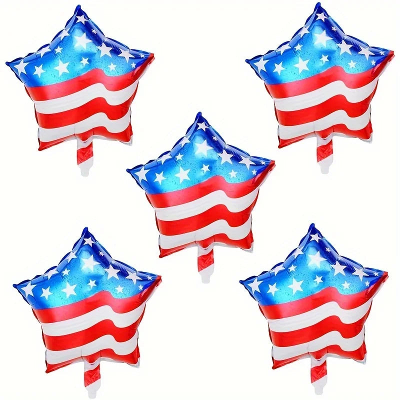 American Star Foil Balloons 5Pcs