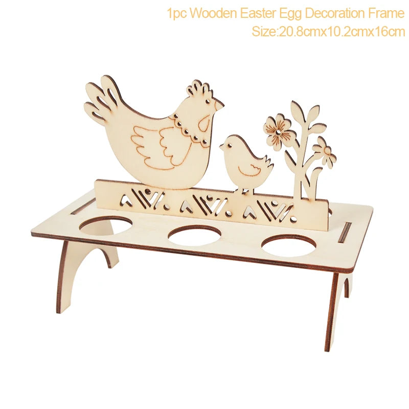 Multiple Wooden Easter Decoration