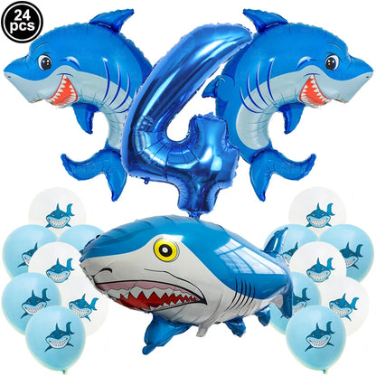 Shark Theme Tableware and Decoration