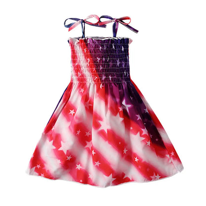 Girl Dress American Holliday Themed