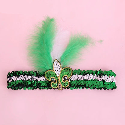 Feather Sequin Headband