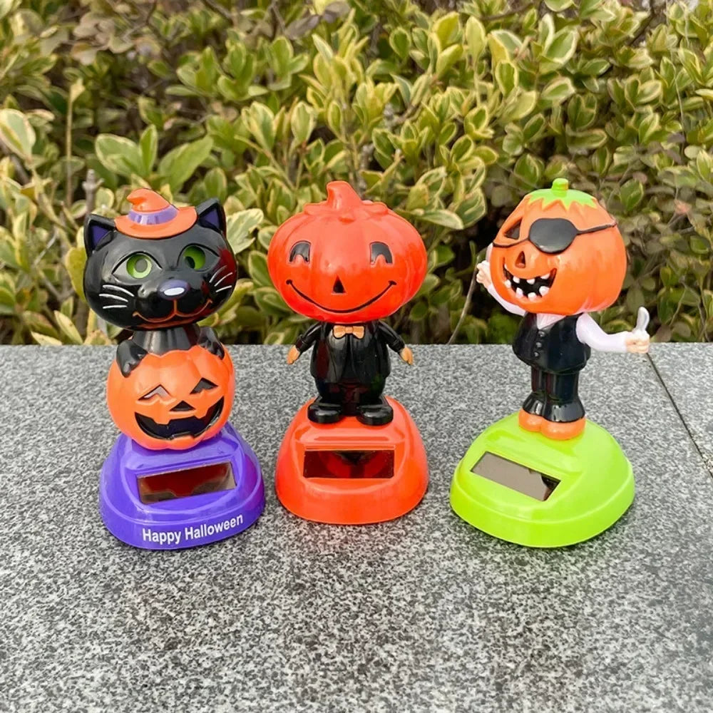 Solar Energy Halloween Bobblehead