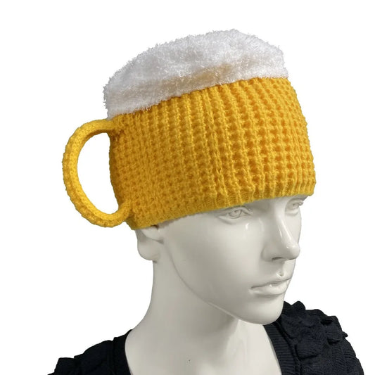 Beer Cup Knitted Hat