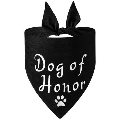 Dog of Honor Wedding Scarf