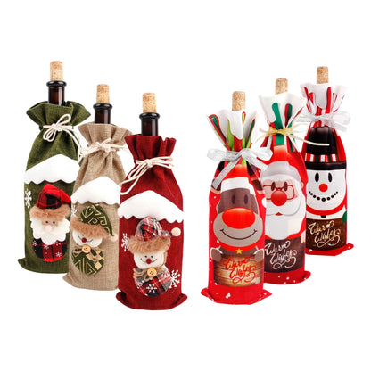 Christmas Wine Bottle Cover