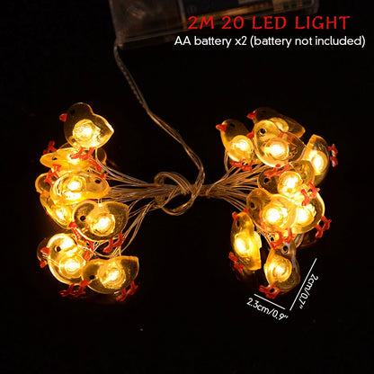 Easter LED String Lights 2M 20LED