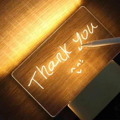 Desk Lamp Note/Message Board