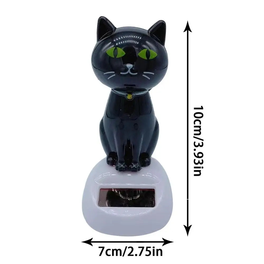 Solar Energy Cat Bobblehead