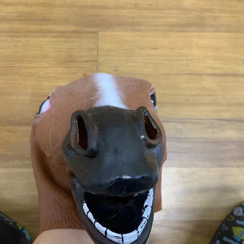 Horse Head Latex Mask