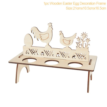 Multiple Wooden Easter Decoration